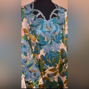 Handmade one of a kind long sleeve dress